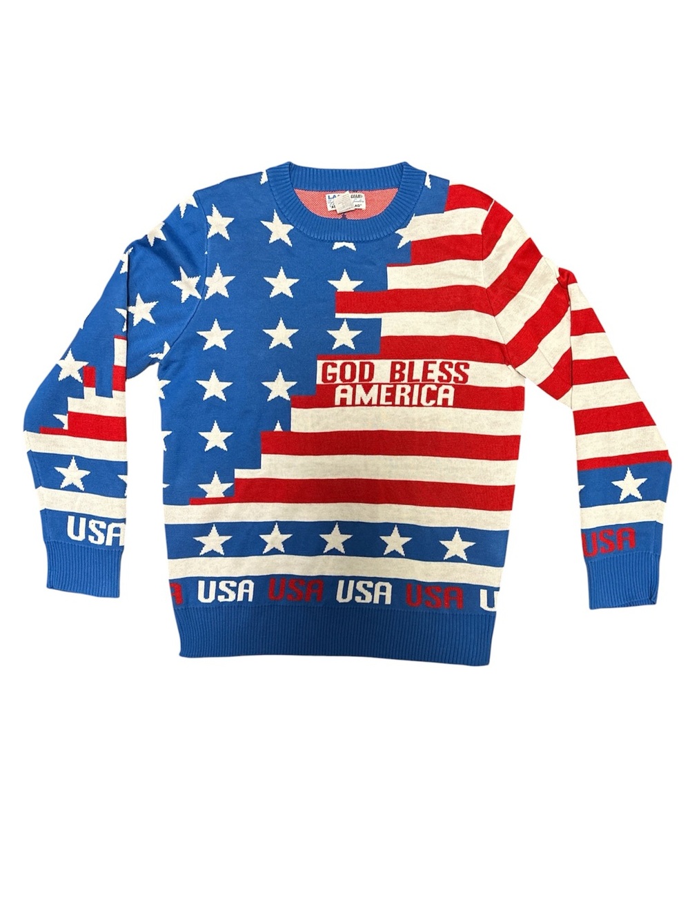 LA Police Gear Vintage USA Sweater Size: Large